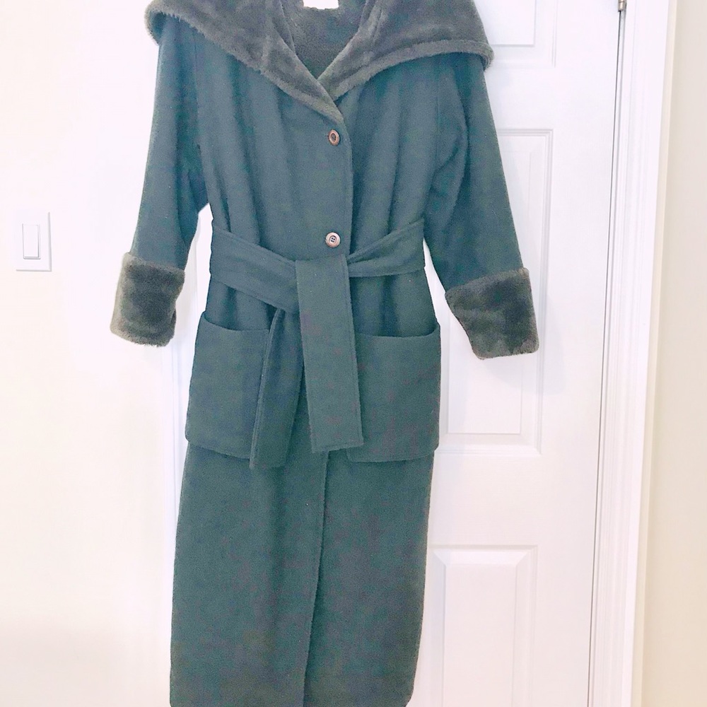 Wool Winter Coat; Long